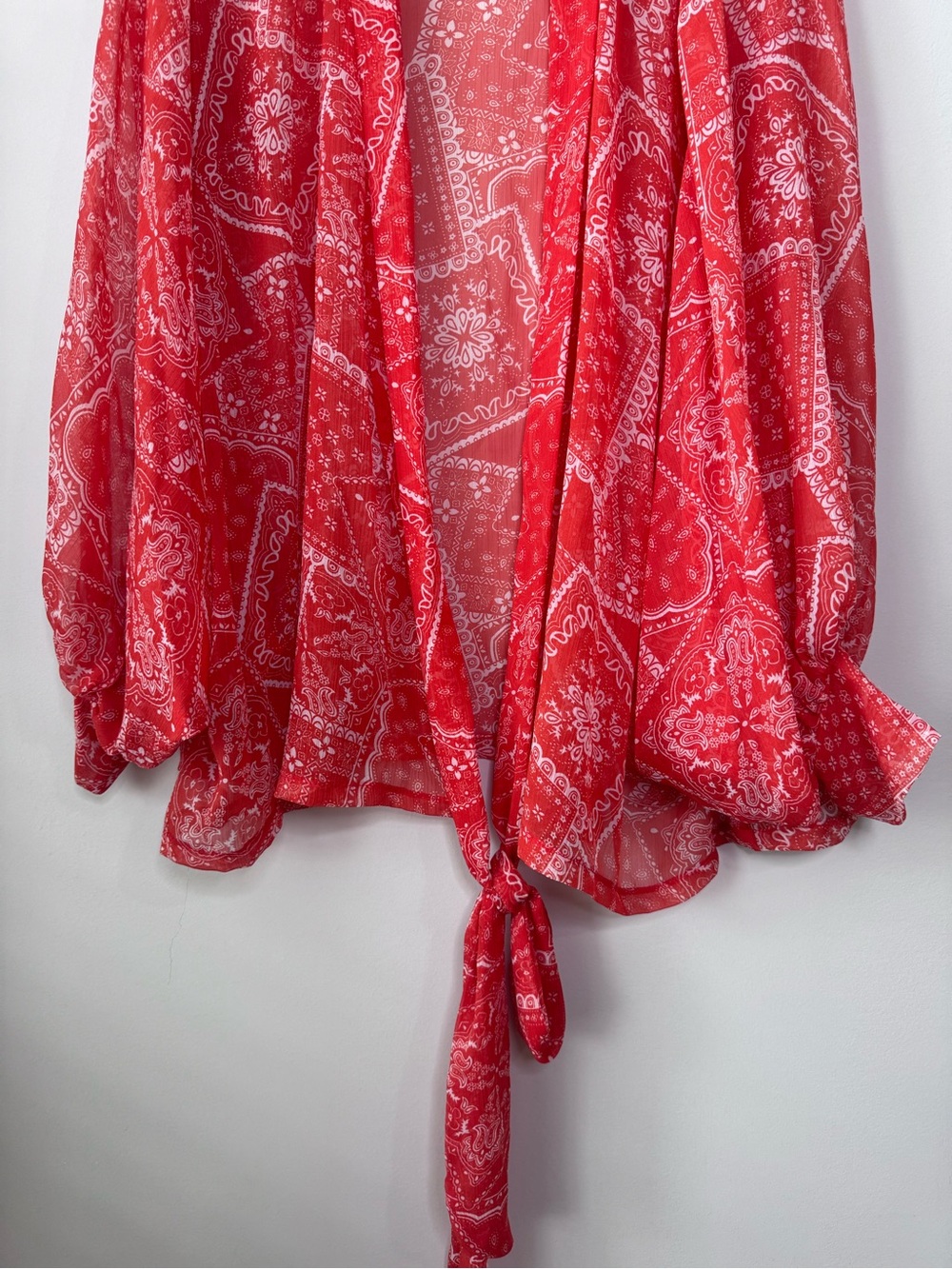 Free People Golden Hour Tie Front Kimono - Picture 6 of 9